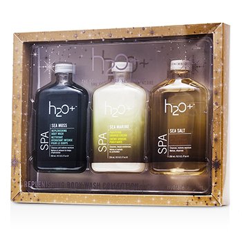 Sea Moss Replenishing Body Wash Collection: Body Wash 250ml + Shower Cream 250ml + Replenishing Body Wash 250ml