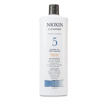 System 5 Cleanser For Medium to Coarse Hair, Chemically Treated, Normal to Thin-Looking Hair