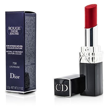 Rouge Dior Baume Natural Lip Treatment Couture Colour - # 758 Lys Rouge