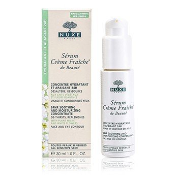 Creme Fraiche De Beaute Serum 24HR Soothing And Moisturizing Concentrate For All Sensitive Skins (Exp. Date: 10/2017)