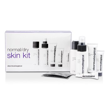 Normal/ Dry Skin Kit: Cleanser + Toner +  Smoothing Crm + Exfoliant + Eye Reapir + 2x Sample
