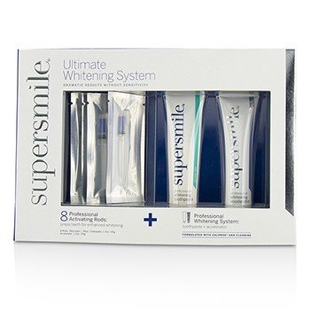 Ultimate Whitening System: Toothpaste 50g/1.75oz + Accelerator 34g/1.2oz + Activating Rods 8rods (Exp. Date: 01/2018)