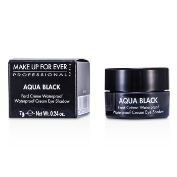 Aqua Black Waterproof Cream Eye Shadow - #1 (Black)