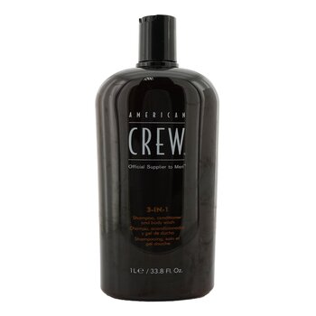 American Crew Men 3-IN-1 Shampoo, Conditioner & Body Wash