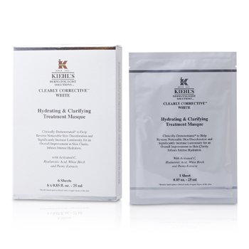 Clearly Corrective White Hydrating & Clarifying Treatment Masque (6 Sheets)