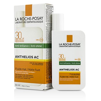Anthelios AC 30 Anti-Shine Matte Fluid SPF 30 - For Oily To Acne-Prone Skin