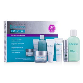 Essentials Kit (Normal/ Combination): Cleansing Gel + Eye Complex + Masque + Evening Complex + Perfect 10 Serum