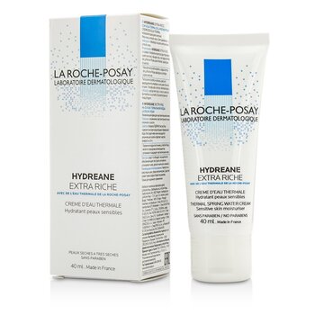 Hydreane Thermal Spring Water Cream Sensitive Skin Moisturizer - Extra Rich