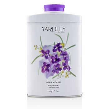 April Violets Perfumed Talc
