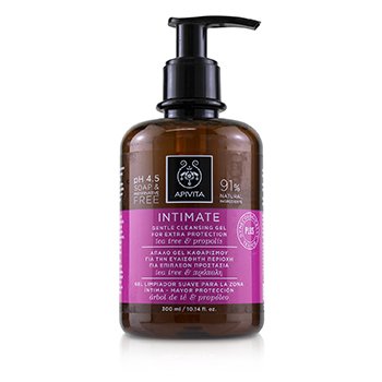 Apivita Intimate Gentle Cleansing Gel with Tea Tree & Propolis (For Extra Protection)