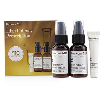 High Potency Prescription Kit: Evening Repair 30ml + Amine Face Lift 30ml + Eye Lift 5ml