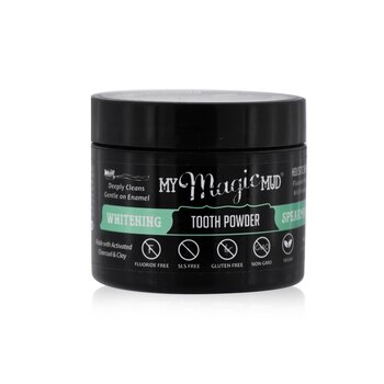 Activated Charcoal Whitening Tooth Powder - Spearmint