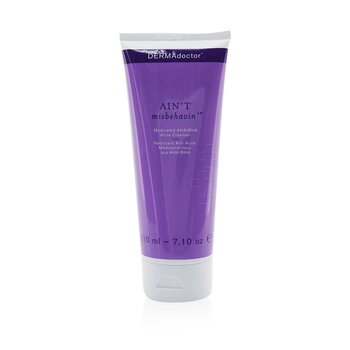 Ain't Misbehavin' Medicated AHA/BHA Acne Cleanser (For Oily, Blemish-Prone or Combination Skin)