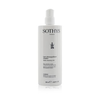 Sothys Vitality Cleansing Milk - For Normal to Combination Skin , With Grapefruit Extract (Salon Size)