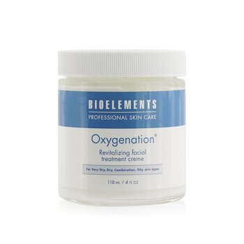 Bioelements Oxygenation - Revitalizing Facial Treatment Creme (Salon Size) - For Very Dry, Dry, Combination, Oily Skin Types
