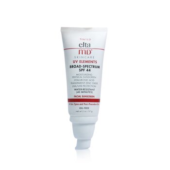 UV Elements Moisturizing Physical Tinted Facial Sunscreen SPF 44 - For All Skin Types & Post-Procedure Skin (Unboxed)