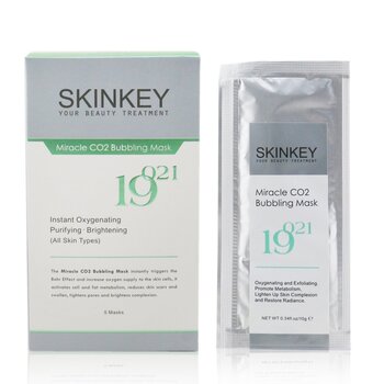 SKINKEY Moisturizing Series Miracle CO2 Bubbling Mask (All Skin Types) - Instant Oxygenating Purifying & Brightening