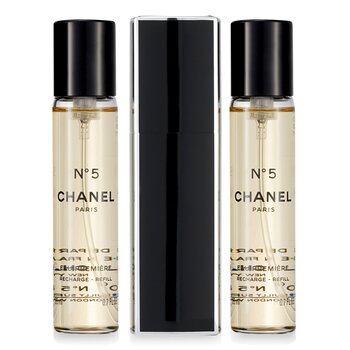 Chanel No.5 Eau Premiere Eau De Perfume Purse Spray And 2 Refills 3x20ml