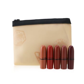 mac travel exclusive mini lipstick x 5 bolt