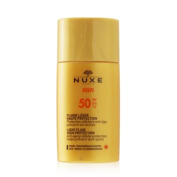 Nuxe Nuxe Sun Light Fluid For Face - High Protection SPF50 (For Normal To Combination Skin)