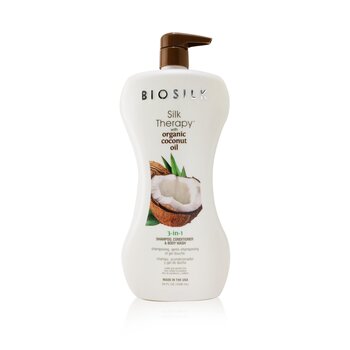 Silk Therapy with Coconut Oil 3-In-1 Shampoo, Conditioner & Body Wash