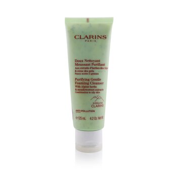 Clarins Purifying Gentle Foaming Cleanser with Alpine Herbs & Meadowsweet Extracts - Combination to Oily Skin