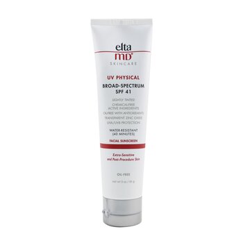 UV Physical Water-Resistant Facial Sunscreen SPF 41 (Tinted) - For Extra-Sensitive & Post-Procedure Skin (Unboxed)