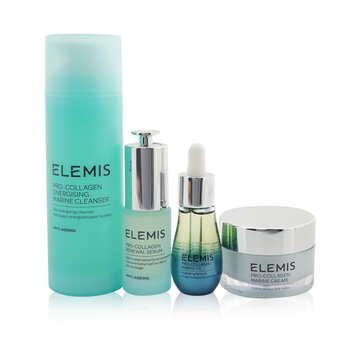 Elemis Age-Defying Bestsellers Set: Renewal Serum 15ml+ Marine Cleanser 150ml+ Marine Oil 15ml+ Marine Cream 30ml