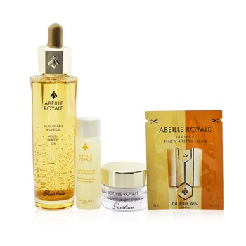 Abeille Royale Age-Defying Programme: Youth Watery Oil 50ml + Fortifying Lotion 15ml + Double R Serum 8x0.6ml + Day Cream 7ml