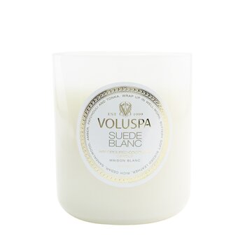 Voluspa Classic Candle - Suede Blanc