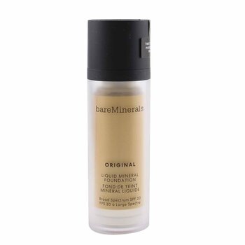 BareMinerals Original Liquid Mineral Foundation SPF 20 - # 17 Tan Nude (For Medium-Tan Warm Skin With A Golden Hue) (Exp. Date 08/2022)