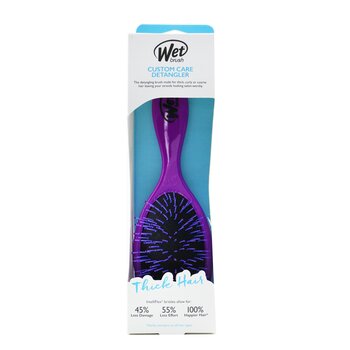 Wet Brush Custom Care Detangler Thick Hair Brush - # Purple BWR830CCPR