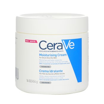 CeraVe Moisturising Cream For Dry to Very Dry Skin (US/EU Random Packing Pick)