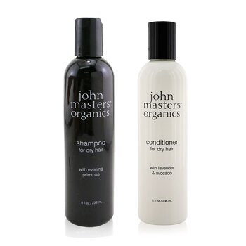 Shampoo For Dry Hair with Evening Primrose 236ml + Conditioner For Dry Hair with Lavender & Avocado 236ml