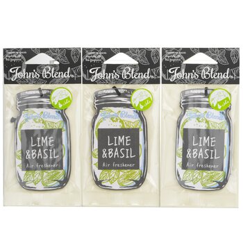 Johns Blend Air Freshener - Lime & Basil