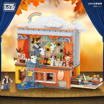 Loz LOZ Mini Block - The Rabbit Peter Theater Building Bricks Set