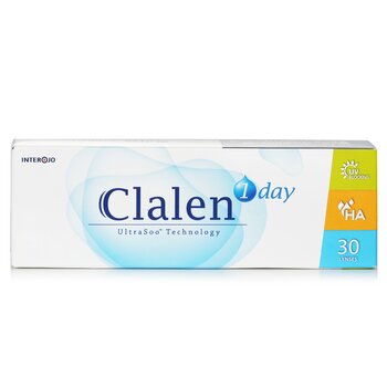Clalen 1 Day Ultra-Soo Clear Contact Lenses -1.00