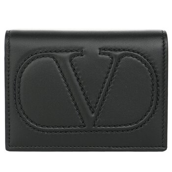Valentino Garavani Valentino Flap French Wallet - Black