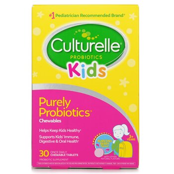 Culturelle Kids Chewables Daily Probiotic Formula - 30 Tablets