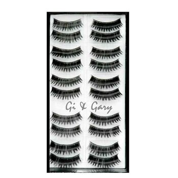 Gi & Gary Professional Eyelashes(10 pairs) - Retro-Glam- # L3 Black