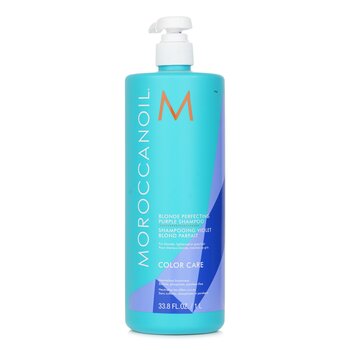 Moroccanoil Blonde Perfecting Purple Shampoo (For Blonde, Lightened Or Grey Hair)
