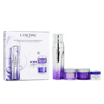 Lancome High Performance Anti-Aging Skincare Set: Renergie Serum 50ml + Day Cream 15ml + Night Cream15ml + Eye Cream 5ml