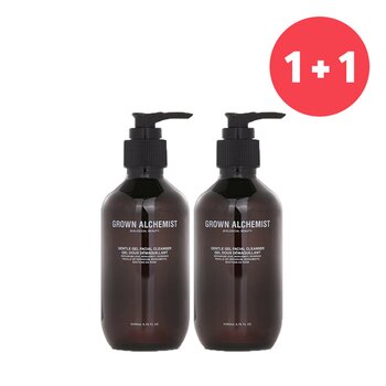 Grown Alchemist 【1+1 Set】Gentle Gel Facial Cleanser - Geranium Leaf, Bergamot & Rose-Bud