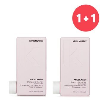 Kevin.Murphy 【1+1 Set】Angel.Wash (A Volumising Shampoo - For Fine, Dry or Coloured Hair)