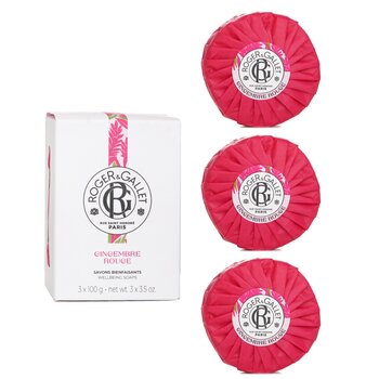 Roger & Gallet Gingembre Rouge Wellbeing Soaps Box