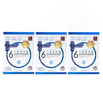 【Super Saver Pack】Six Essence Hyaluronic Acid Hydra Mask x3