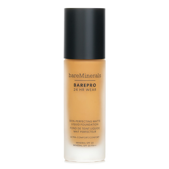 BareMinerals BAREPRO 24HR WEAR Skin Perfecting Matte Liquid Foundation Mineral SPF 20 - # Medium 35 Warm